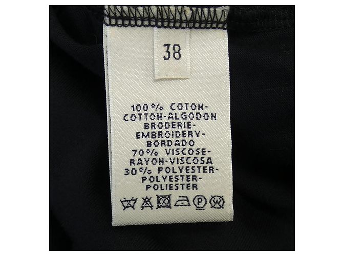 Hermès Hermes 38 Strickkleid Schwarz - Ansicht 3
