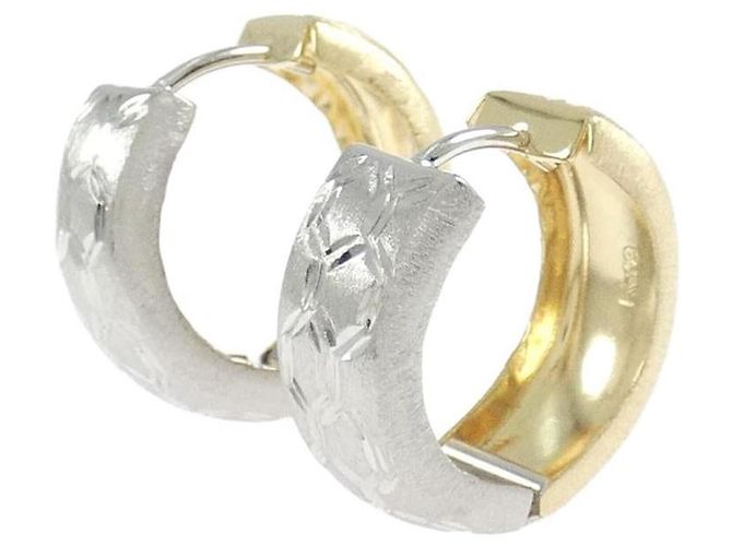 Autre Marque Au750 Ohrringe Golden - Ansicht 2