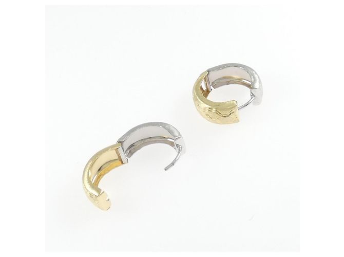 Autre Marque Au750 Ohrringe Golden - Ansicht 3