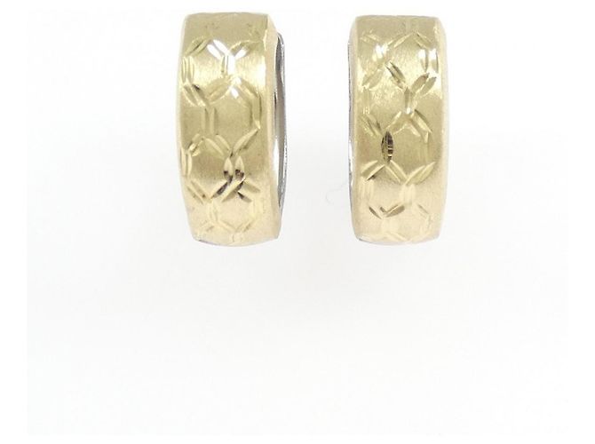 Autre Marque Au750 Ohrringe Golden - Ansicht 4