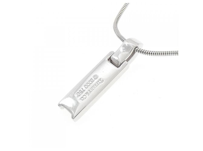 Tiffany & Co Collana Tiffany Atlas 750 White Gold Diamond - vista 4