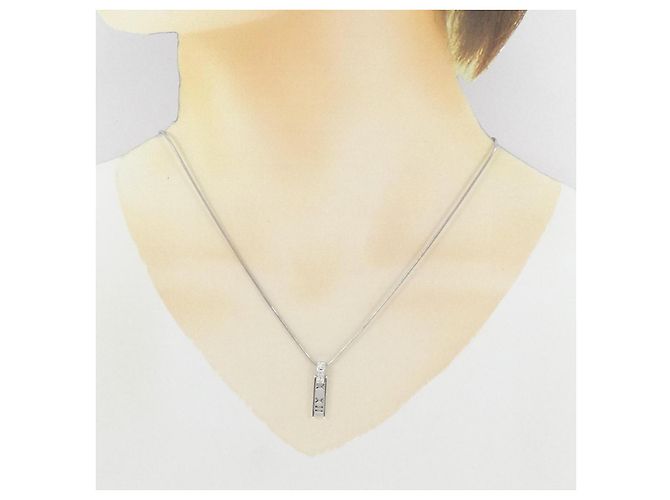Tiffany & Co Collana Tiffany Atlas 750 White Gold Diamond - vista 6