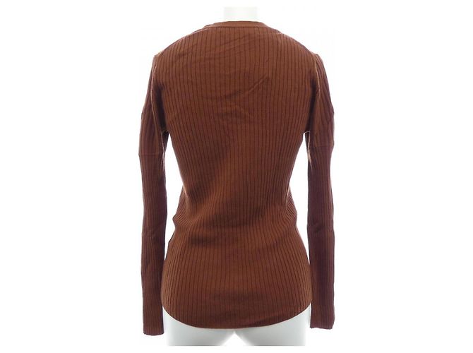 Autre Marque Cardigan Figaro Marrone - vista 2
