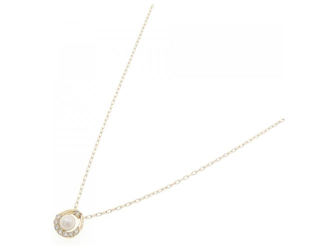 Autre Marque Collana con perle Akoya e diamanti Au750 D'oro - vista 2