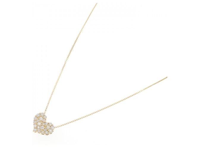 Autre Marque Au750 Diamant Halskette Golden - Ansicht 2