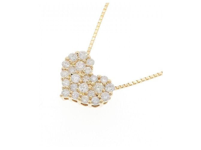 Autre Marque Au750 Diamant Halskette Golden - Ansicht 3