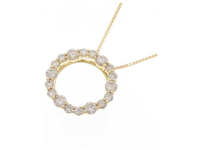 Autre Marque Collana con Diamanti Au750 D'oro - vista 3