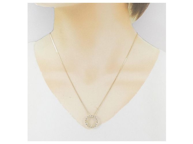 Autre Marque Collana con Diamanti Au750 D'oro - vista 6