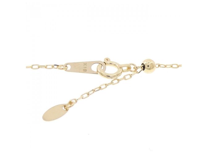 Autre Marque Collana Snowflake in Diamanti Au750 D'oro - vista 5