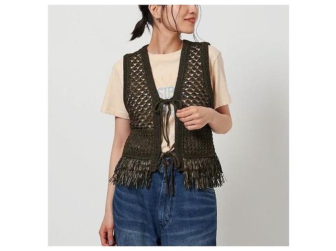 Autre Marque BEAUTY&YOUTH UNITED ARROWS 25SS Polyester Fransen 2way Weste - Ansicht 3