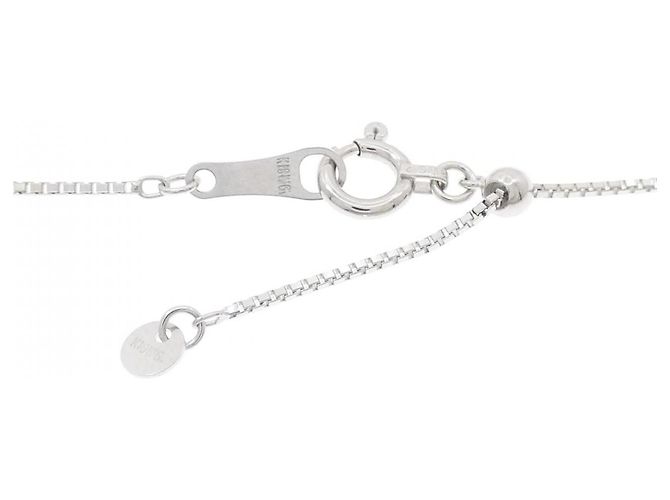 Autre Marque Au750 Diamanten Initial M Halskette Silber - Ansicht 5