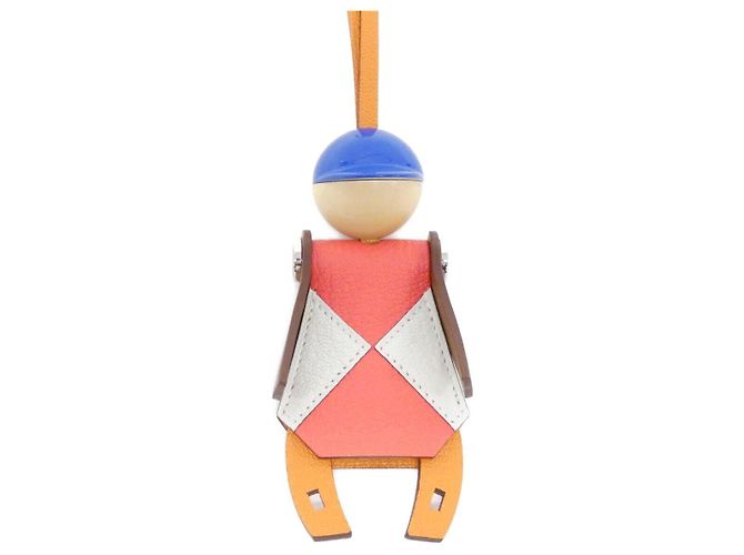 Hermès Hermes Jockey Equestrian Charm Rosso Arancione - vista 2