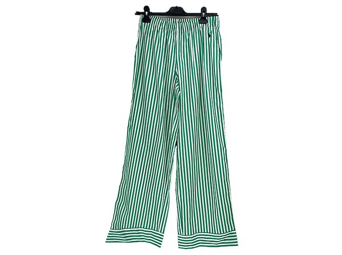 Polo Ralph Lauren Pantalón de pijama a rayas Verde - vista 2
