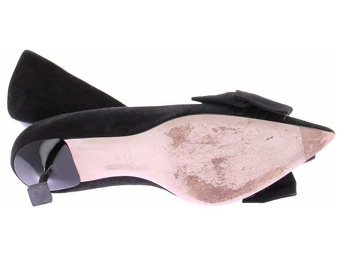Décolleté Miu Miu in scamosciato nero - vista 5