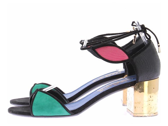 Salvatore Ferragamo Mehrfarbige Sandalen Mehrfarben - Ansicht 2
