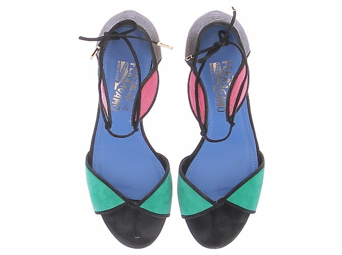 Salvatore Ferragamo Mehrfarbige Sandalen Mehrfarben - Ansicht 4