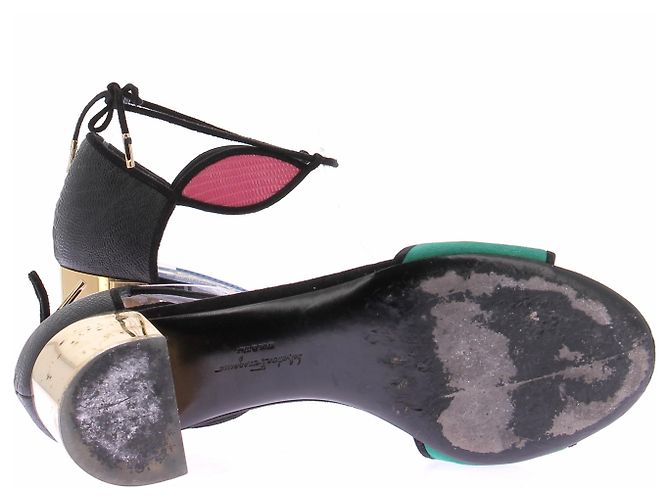 Salvatore Ferragamo Mehrfarbige Sandalen Mehrfarben - Ansicht 5