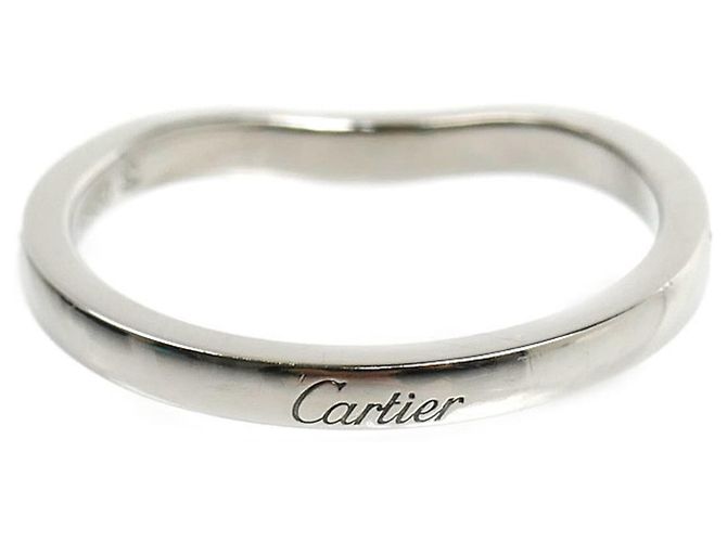 Cartier Ballerina Curve Ring aus Platin - Ansicht 4