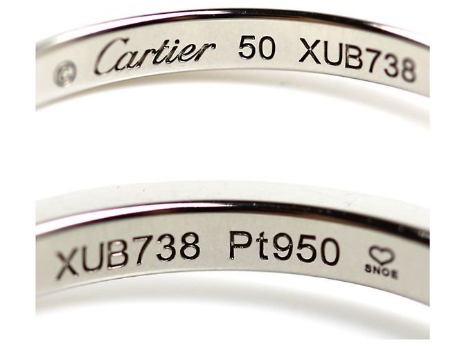 Cartier Ballerina Curve Ring aus Platin - Ansicht 5