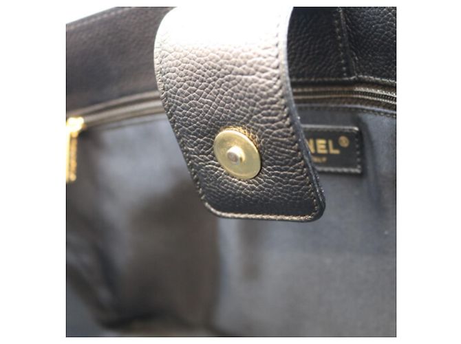 Chanel Grained Calfskin 2-Way Executive Tote Bag Schwarz - Ansicht 10