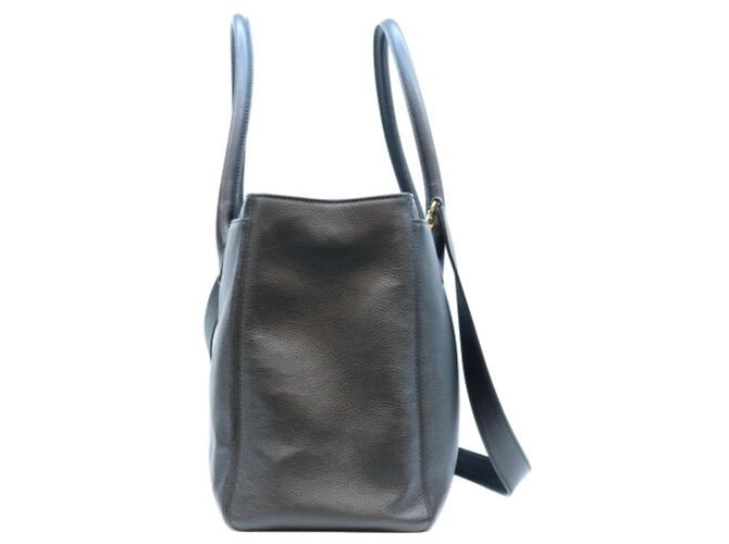 Chanel Grained Calfskin 2-Way Executive Tote Bag Schwarz - Ansicht 2