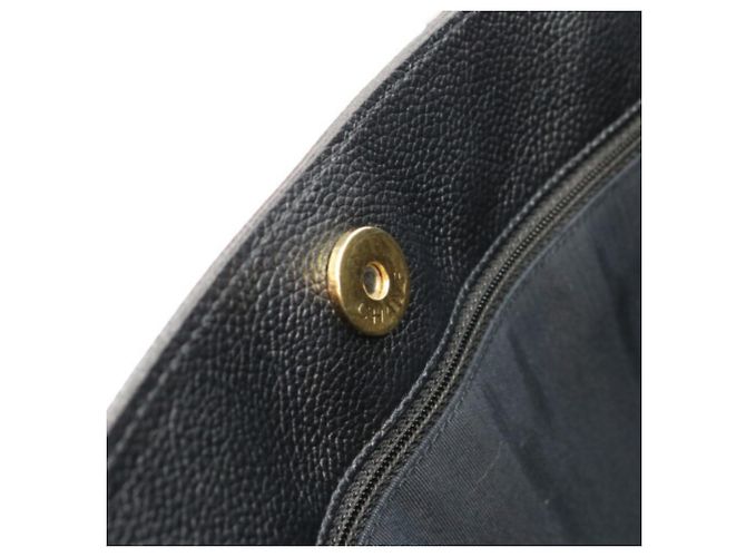 Chanel Grained Calfskin 2-Way Executive Tote Bag Schwarz - Ansicht 9