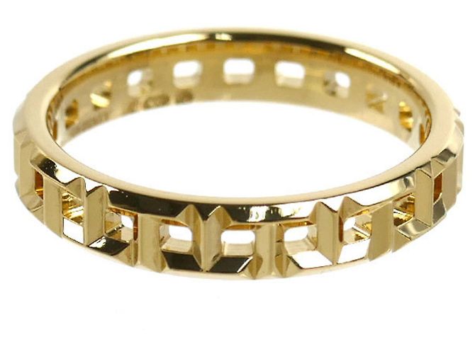 Tiffany T Anello T True Narrow Band in oro giallo 18K di Tiffany & Co. - vista 3