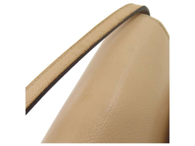 Céline Borsa a Spalla Celine Small Trotter Beige - vista 16