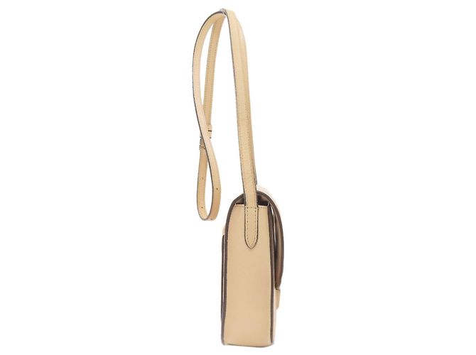 Céline Borsa a Spalla Celine Small Trotter Beige - vista 3