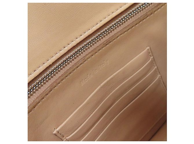 Céline Borsa a Spalla Celine Small Trotter Beige - vista 6