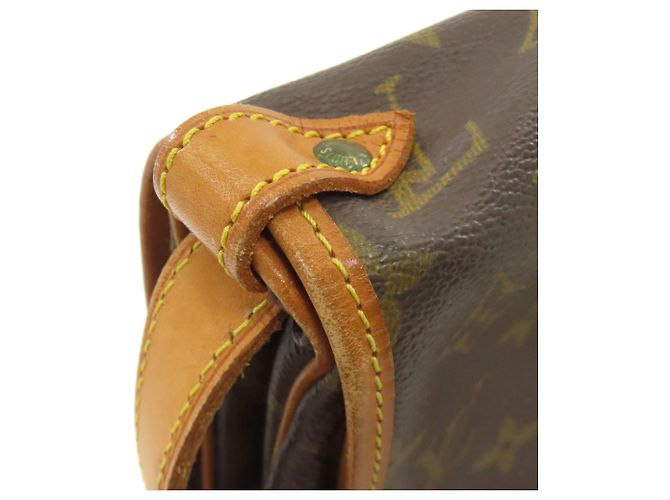 Louis Vuitton M42256 Saumur 30 Borsa a Spalla Monogramma - vista 12