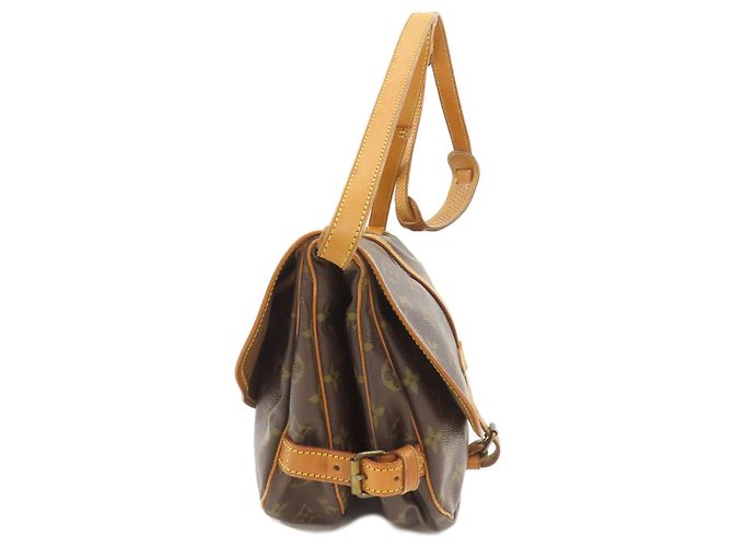 Louis Vuitton M42256 Saumur 30 Borsa a Spalla Monogramma - vista 3