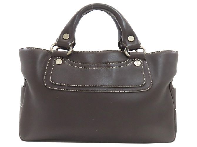 Céline Bolsa Celine Boogie Bag Castanho escuro - vista 2