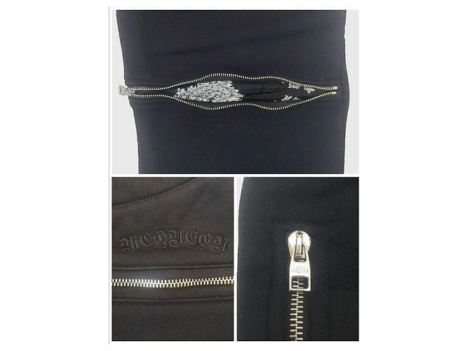 Alexander McQueen Joggers Cotone Bio e Seta Bandana - Nero XS - vista 4