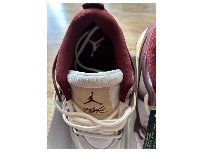Sneakers Nike Air Jordan 4 RM - Sail Coconut Milk Bianco Beige Bordò - vista 3