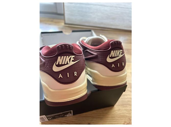 Sneakers Nike Air Jordan 4 RM - Sail Coconut Milk Bianco Beige Bordò - vista 9