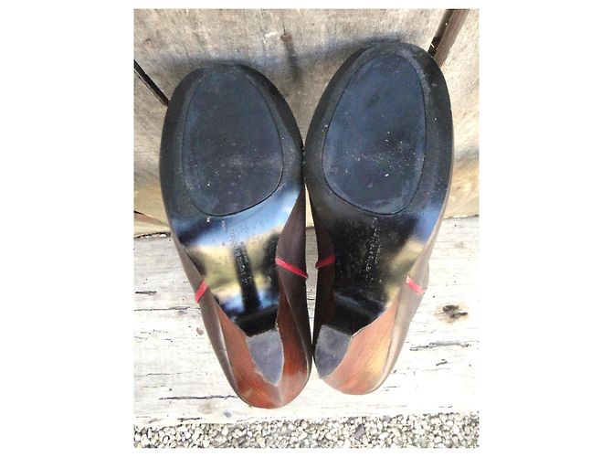 Botines de piel Karine Arabian Castaño - vista 6