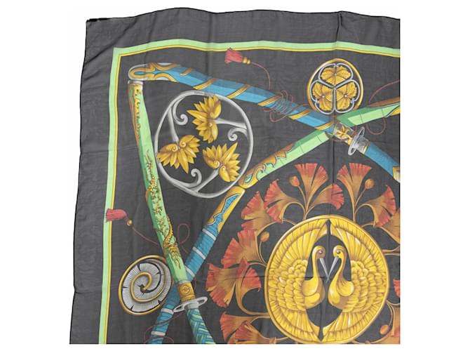Hermès HERMES Carre Geant 140 Daimyo Princes Schal Mehrfarben - Ansicht 3