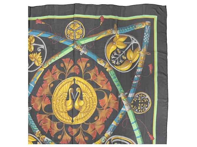 Hermès HERMES Carre Geant 140 Daimyo Princes Schal Mehrfarben - Ansicht 4