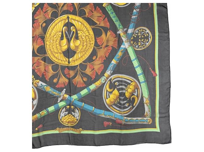 Hermès HERMES Carre Geant 140 Daimyo Princes Schal Mehrfarben - Ansicht 5