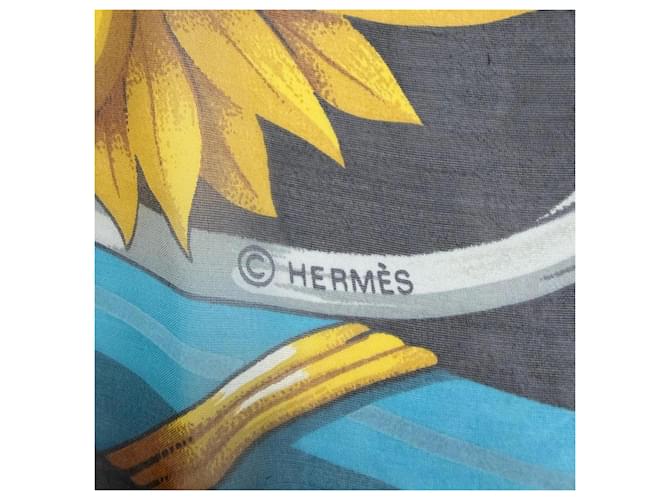 Hermès HERMES Carre Geant 140 Daimyo Princes Schal Mehrfarben - Ansicht 7