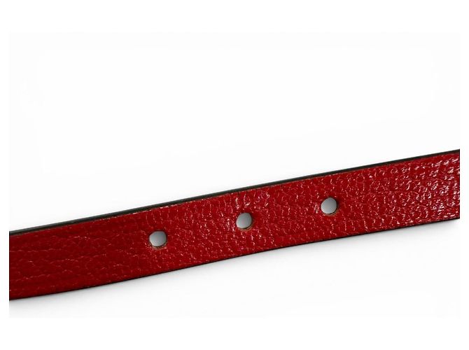 Hermès Pulseira Pop H Double Tour em couro HERMES Vermelho - vista 10