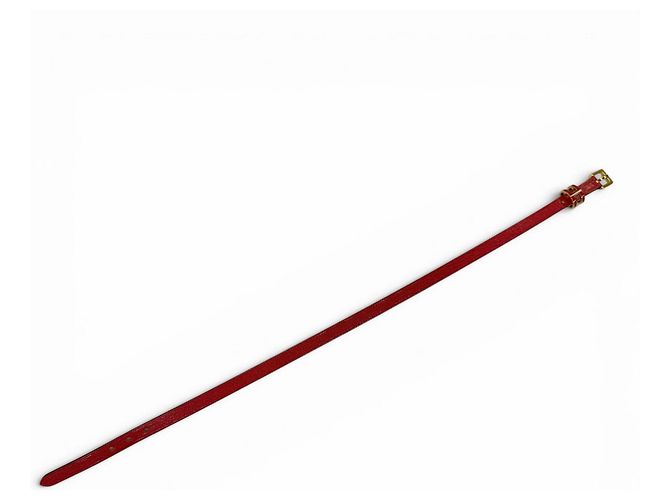 Hermès Pulseira Pop H Double Tour em couro HERMES Vermelho - vista 6