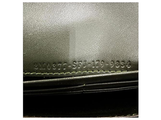Fendi Peekaboo Lederlanger Geldbeutel Dunkelgrün - Ansicht 10