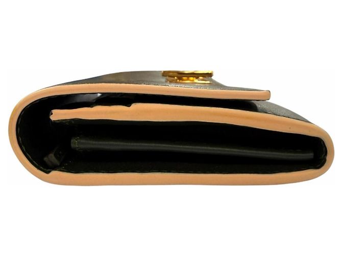 Fendi Peekaboo Lederlanger Geldbeutel Dunkelgrün - Ansicht 4