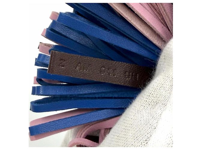 Hermès Charm per borsa Hermes Carmen Blue Tricolor - vista 6