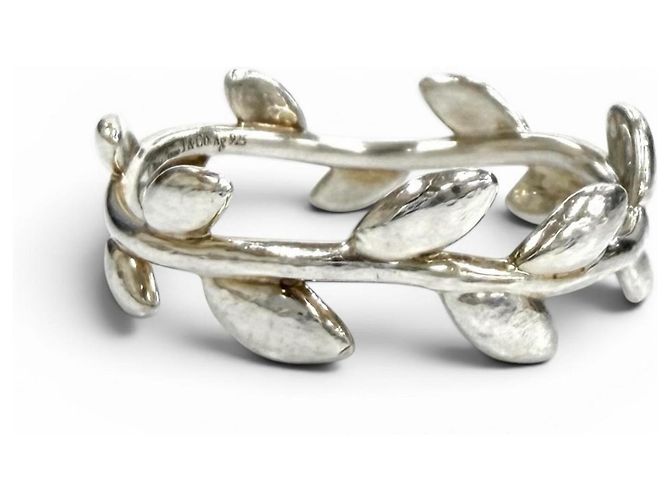 Tiffany & Co Tiffany Paloma Picasso Olive Leaf Ring Silber - Ansicht 2