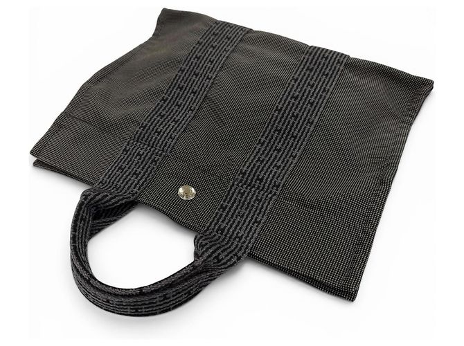 Hermès Borsa Tote HERMES Herline PM Marrone - vista 4
