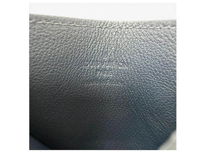 Louis Vuitton Navy Blue Monogram Shadow Card Case - view 6