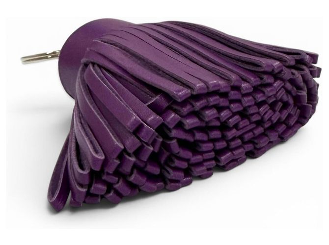 Hermès Portachiavi Hermes Carmen Violet con Hardware Argentato Porpora - vista 5